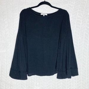Anthropologie Ro & De Blouse Long Bell Sleeve  - M